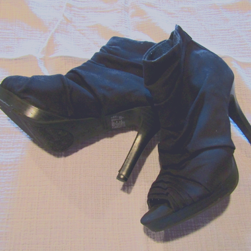 Black ankle boots